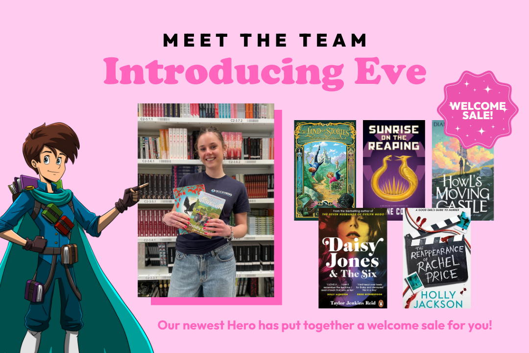 collage of pictures with a girl holding books