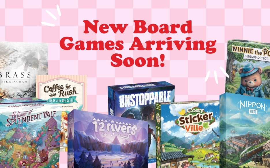 New Board Games Arriving Soon!