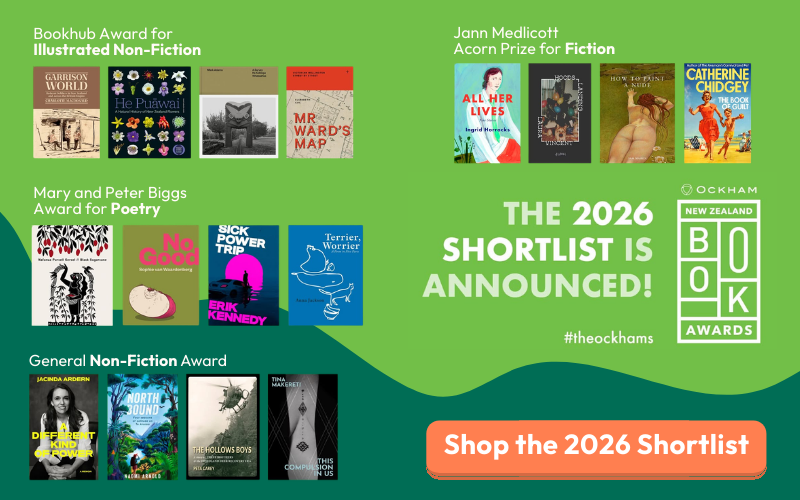2026 Ockham New Zealand Book Awards - shortlist announced