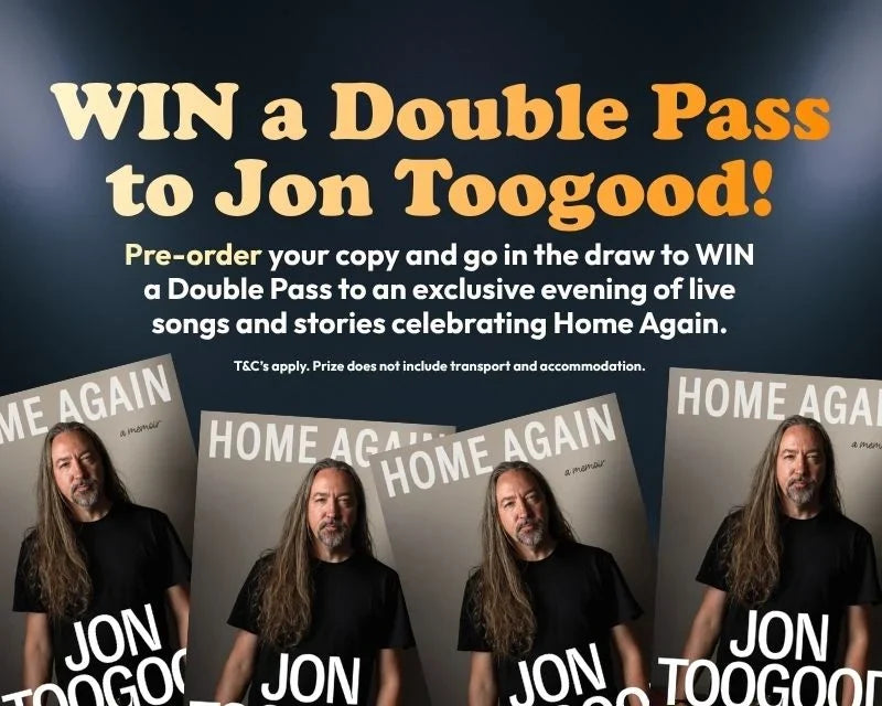 Pre-order Jon Toogood’s Home Again and Win an Exclusive Double Pass