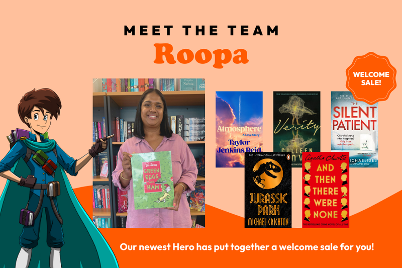 New Hero Alert! Welcome our new hero Roopa! – Book Hero