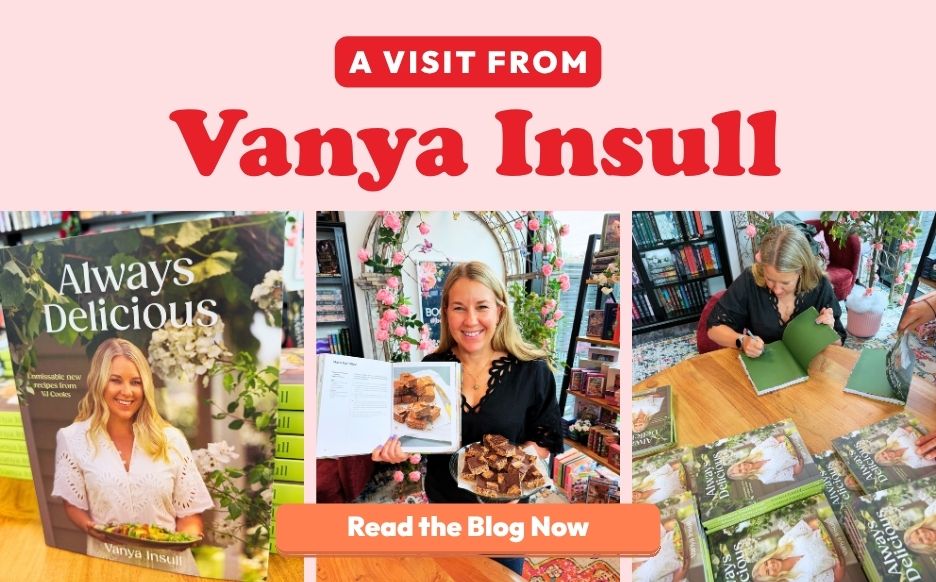 Vanya Insull (aka VJ Cooks) visits Book Hero