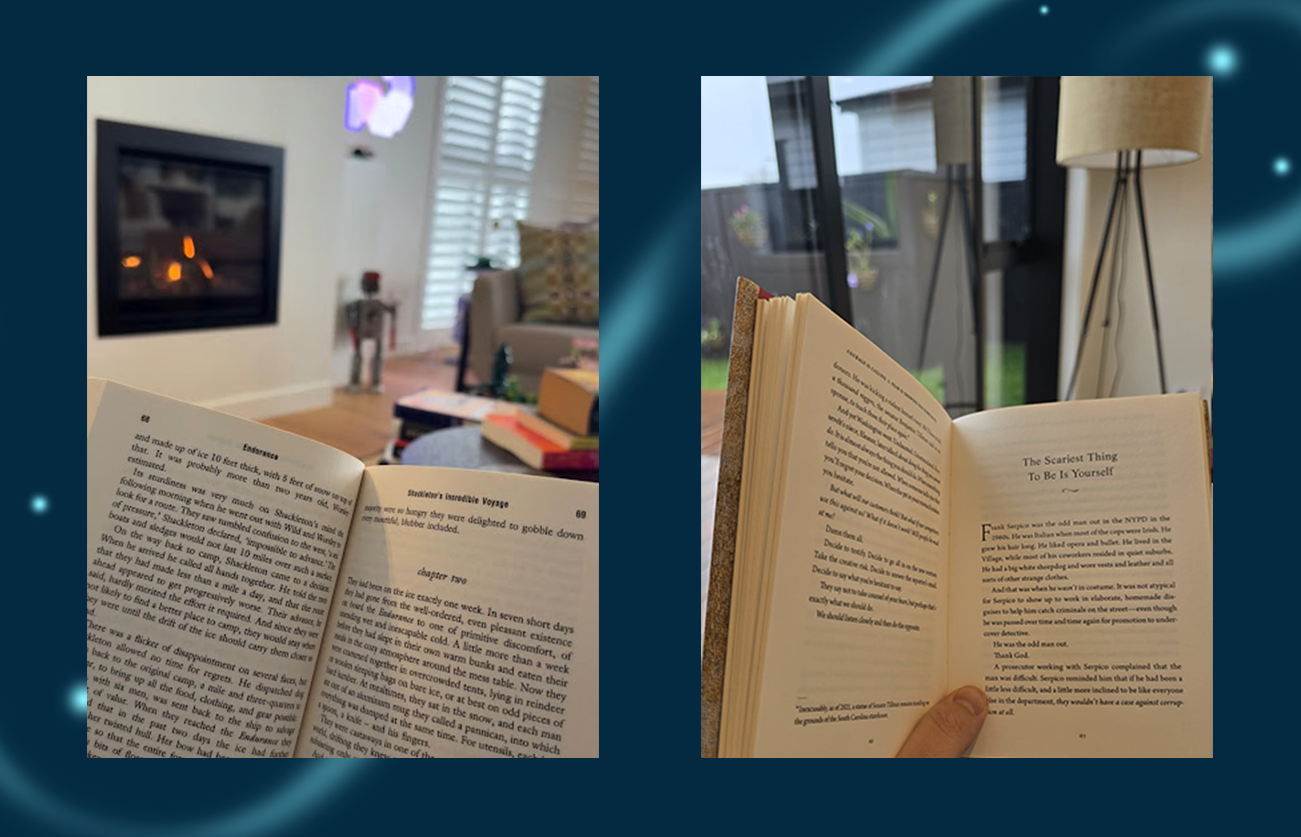 Send us your cozy Sunday reading spot to WIN!