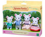 Sylvanian Families: Marshmallow Mouse Family