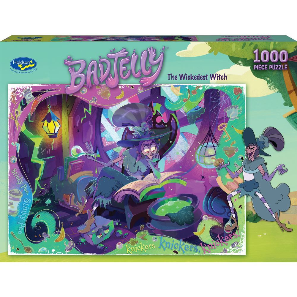 BadJelly  - 1000 Piece Jigsaw Puzzle - The Wickedest Witch