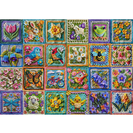 Treats N Treasures S4  - 1000 Piece Jigsaw Puzzle Springtime Crochet