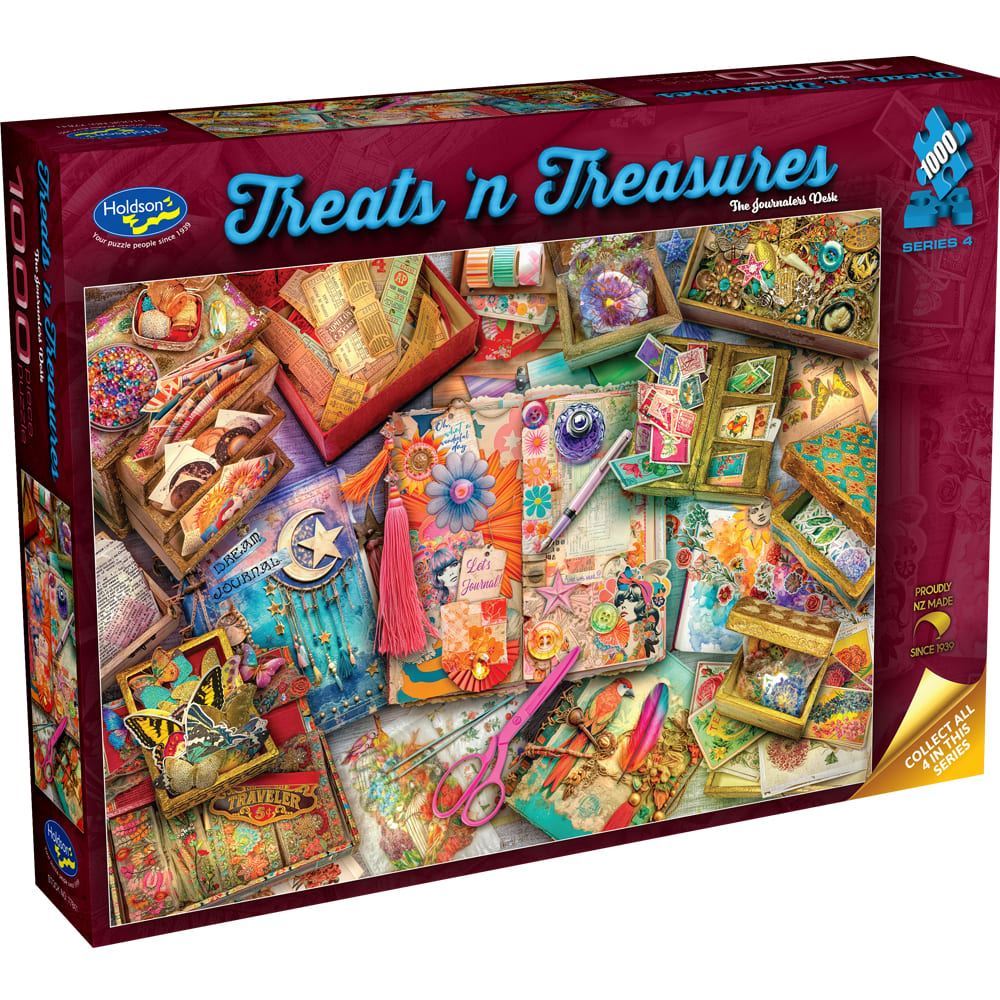 Treats N Treasures S4  - 1000 Piece Jigsaw Puzzle The Journalers Desk