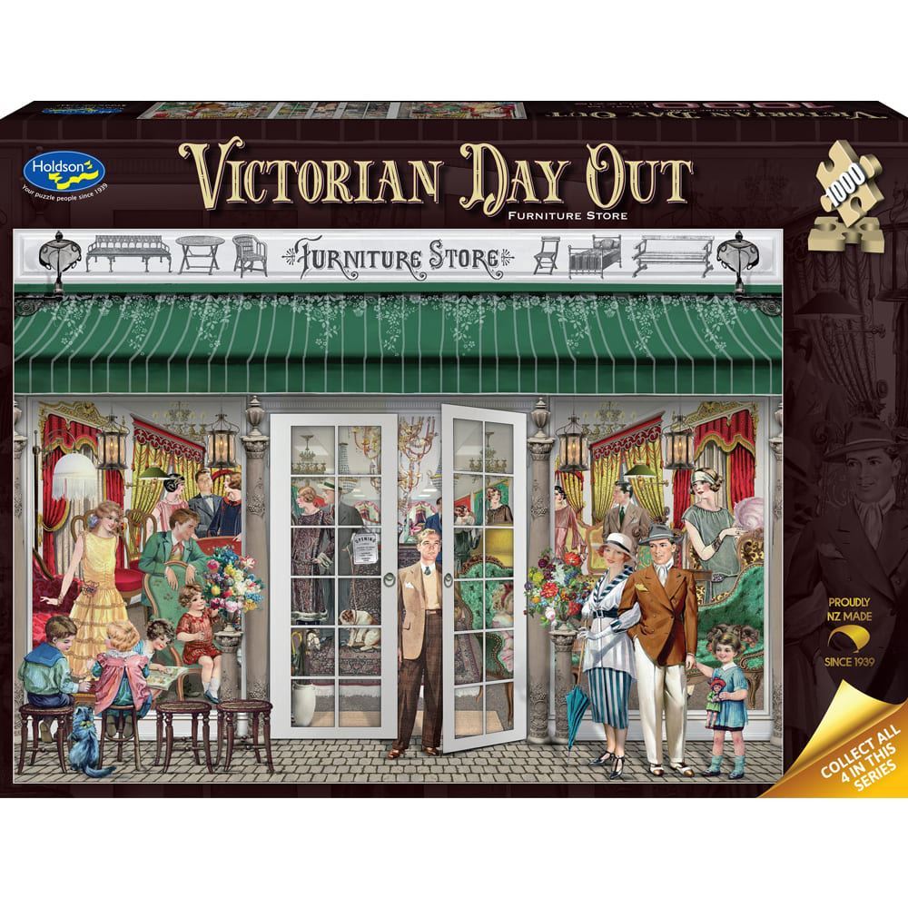 Victorian Day Out  - 1000 Piece Jigsaw Puzzle Furniture Store