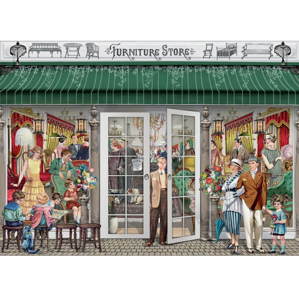 Victorian Day Out  - 1000 Piece Jigsaw Puzzle Furniture Store
