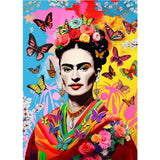 Timeless Icons  - 1000 Piece Jigsaw Puzzle - Frida Butterflies