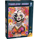 Timeless Icons  - 1000 Piece Jigsaw Puzzle - Marilyn Floral