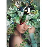 Woman in Bloom  - 1000 Piece Jigsaw Puzzle Ivy Growing in the Garden