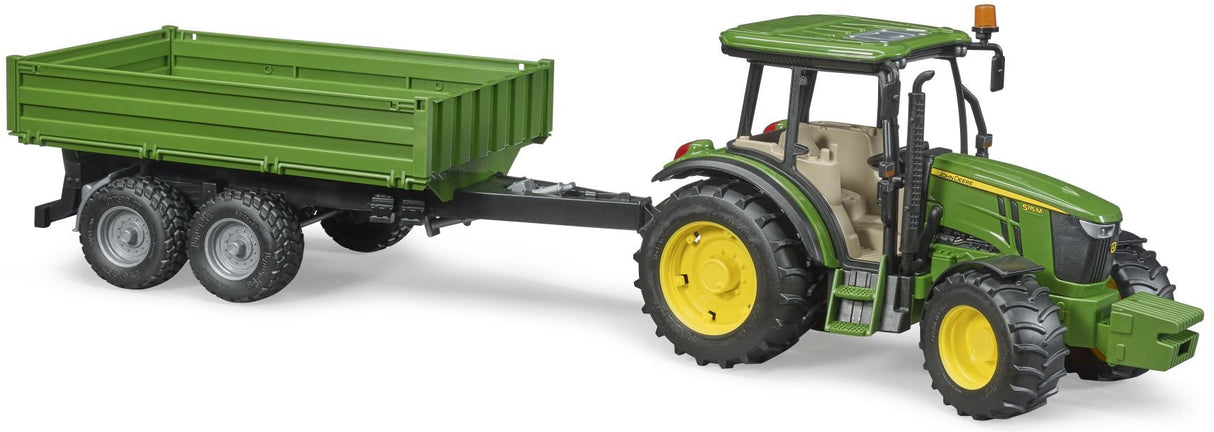 Bruder: John Deere 5115M + Tipping Trailer