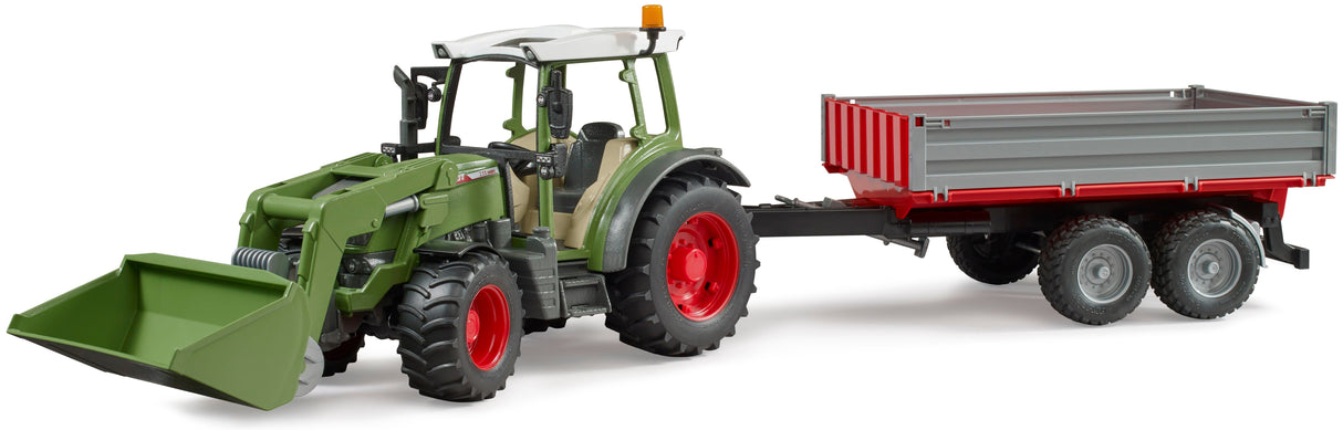 Bruder: Fendt Vario 211 with Frontloader & Tipping Trailer