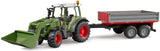 Bruder: Fendt Vario 211 with Frontloader & Tipping Trailer