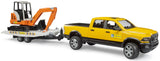 Bruder: RAM Rental Service with Mini Excavator