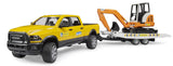 Bruder: RAM Rental Service with Mini Excavator