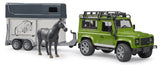 Bruder: Land Rover Defender & Horse Trailer