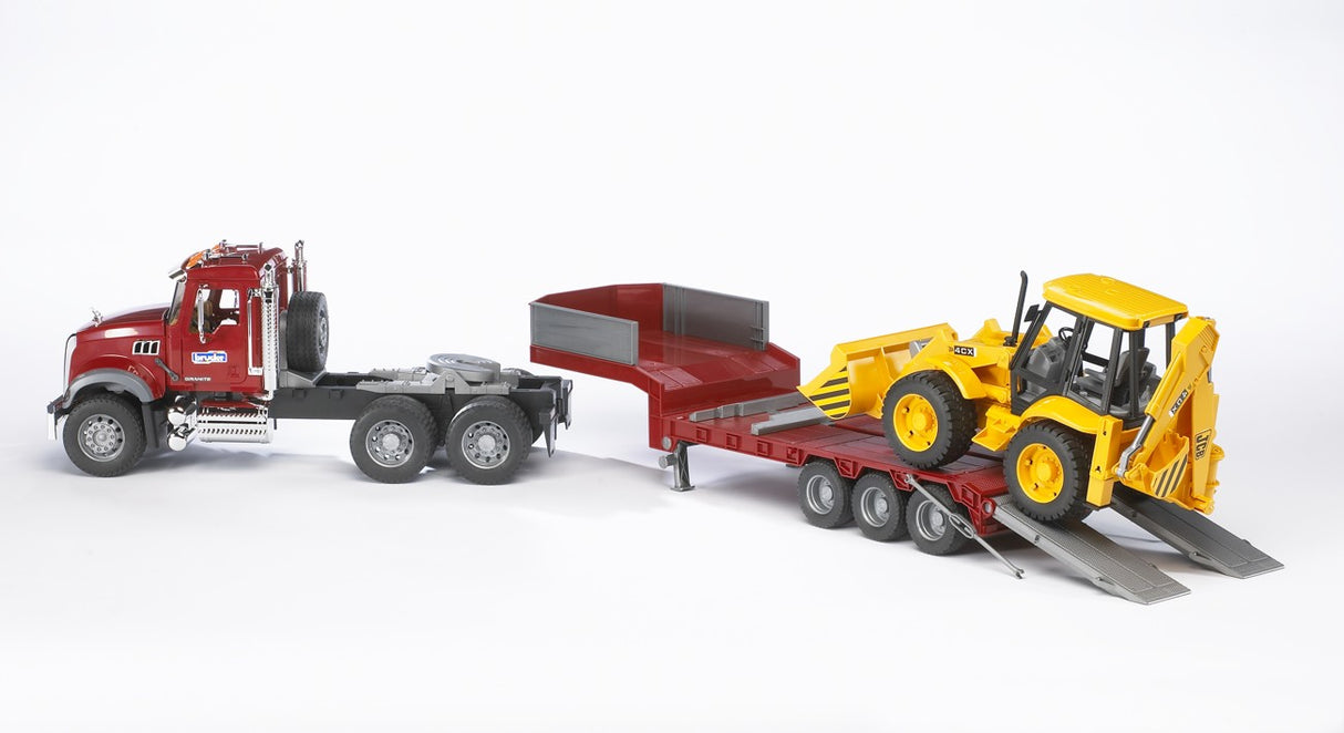 Bruder: MACK Granite Loader and JCB Backhoe