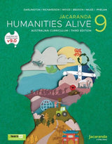 Jacaranda Humanities Alive 9 Australian Curriculum 3e learnON & Print