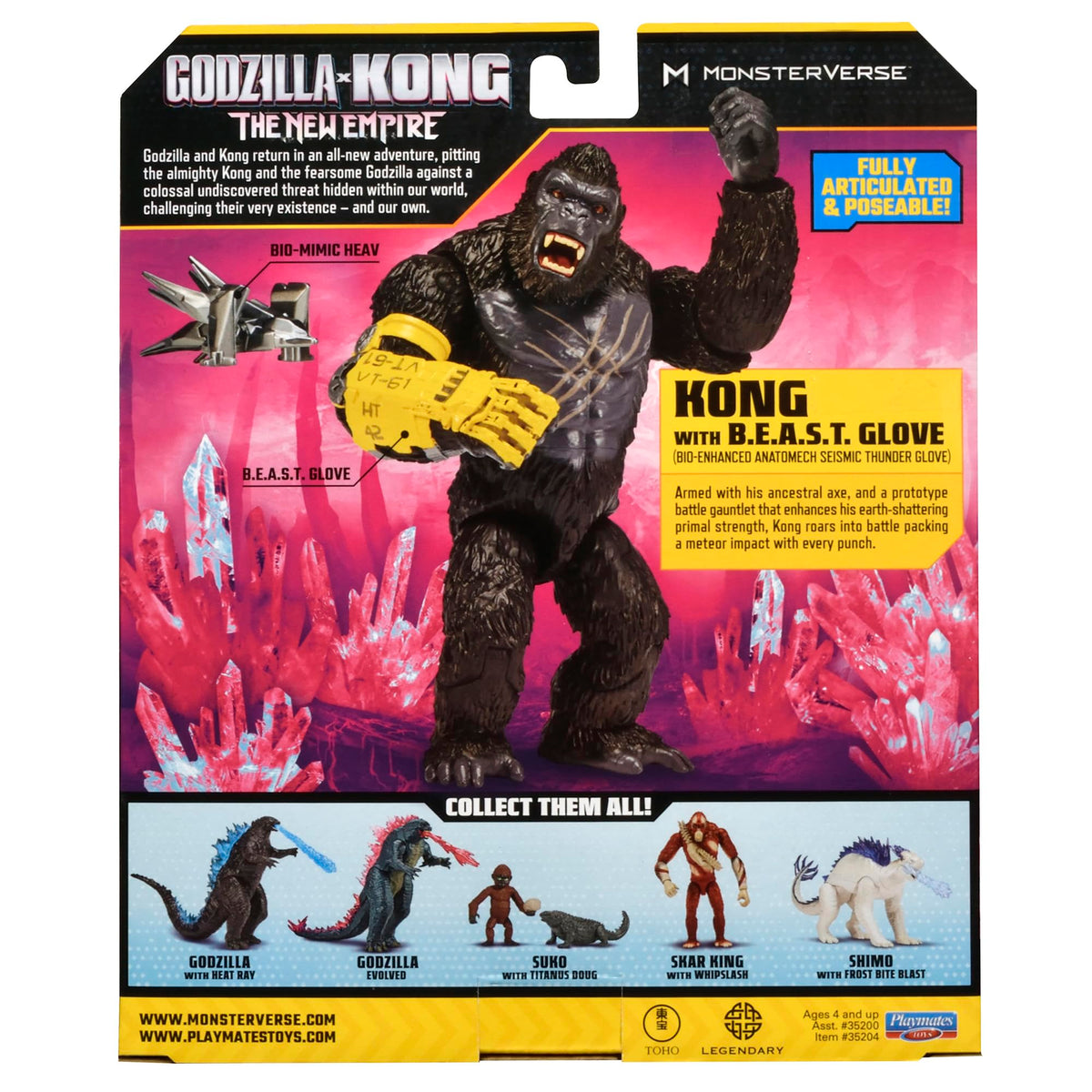 MonsterVerse: Kong with B.E.A.S.T Glove - 6" Figure
