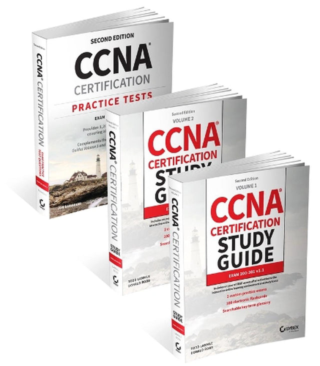 CCNA Certification Study Guide Volume 1, Volume 2, and Practice Tests Kit