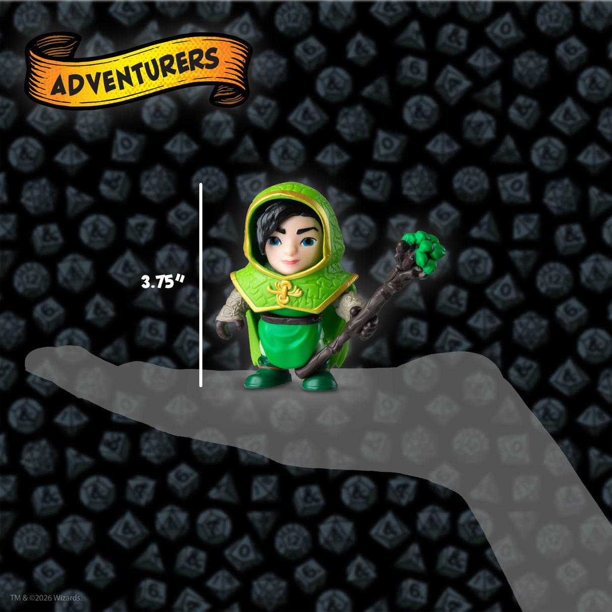 Dungeons & Dragons Questers Adventurer Character - 3.75 Inch