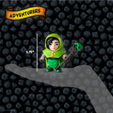 Dungeons & Dragons Questers Adventurer Character - 3.75 Inch