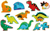 Crocodile Creek: Let's Begin Canister Puzzle - Dinosaurs (10 x 2pc)