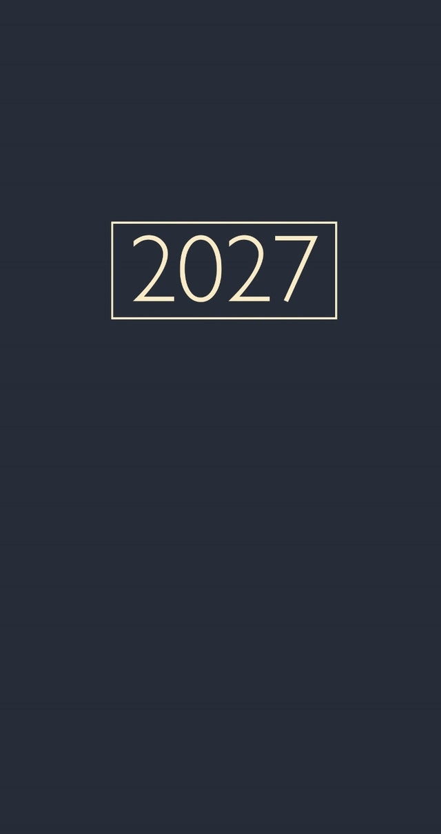 Church Pocket Book Diary with Lectionary 2027 Navy