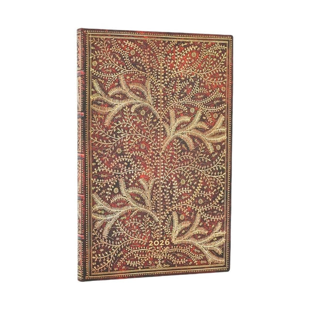 2026 Wildwood (Tree of Life) Maxi 12-month Horizontal Softcover Flexi Dayplanner 2026 (Elastic Band Closure)