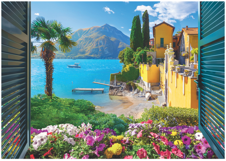 Trefl: View of Lake Como - 1000pc Jigsaw Puzzle