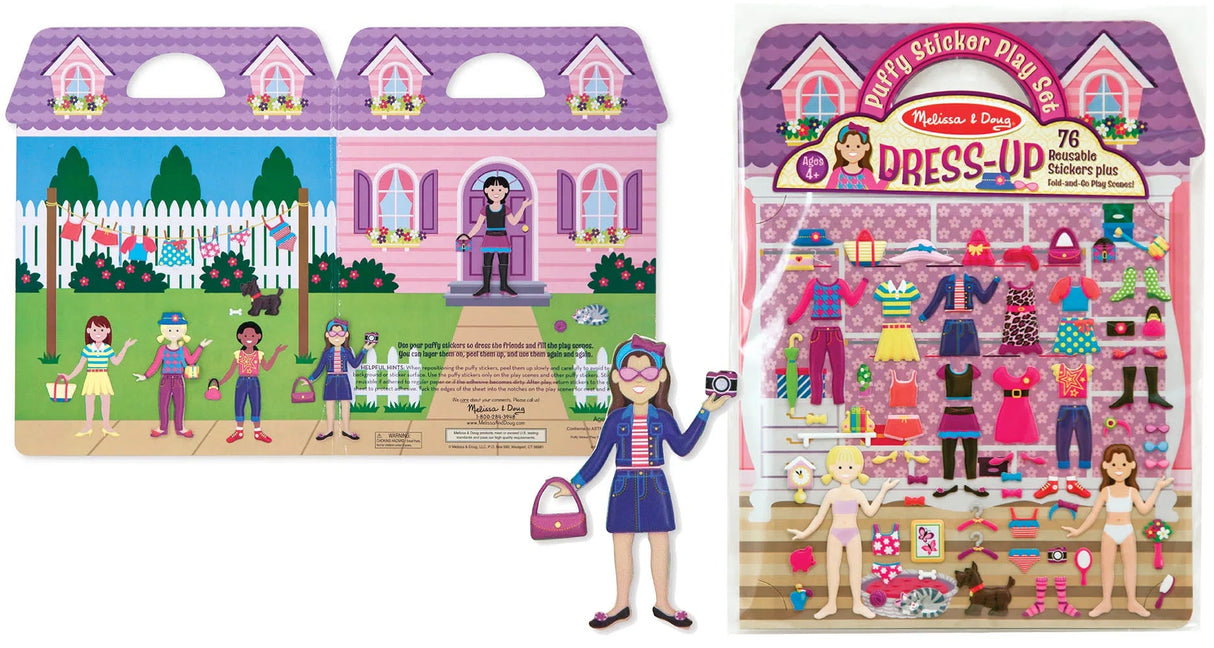 Melissa & Doug: Reusable Puffy Sticker Play Set: Dress-Up