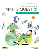 Jacaranda Maths Quest 9 Stage 5 NSW Syllabus, 3e learnON & Print