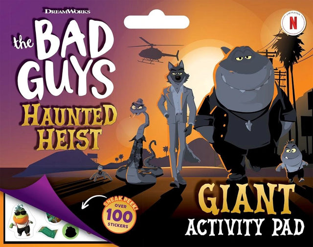 The Bad Guys: Haunted Heist: Giant Activity Pad (DreamWorks)