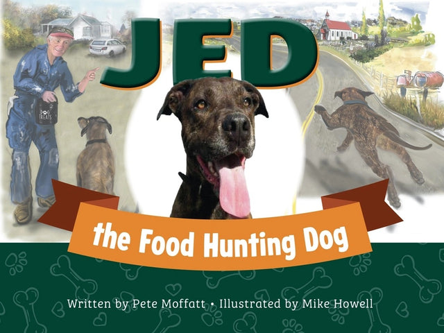 Jed the Food Hunting Dog