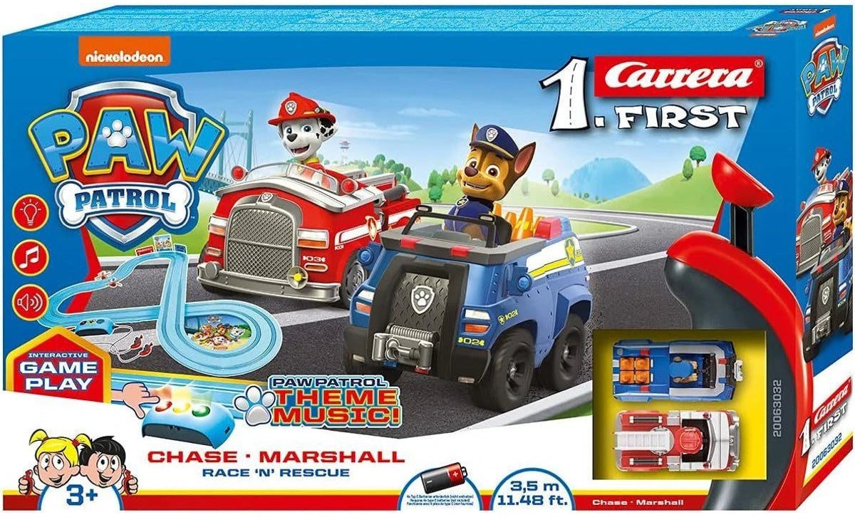 Carrera First Paw Patrol - Race 'N' Rescue Slot Car Set