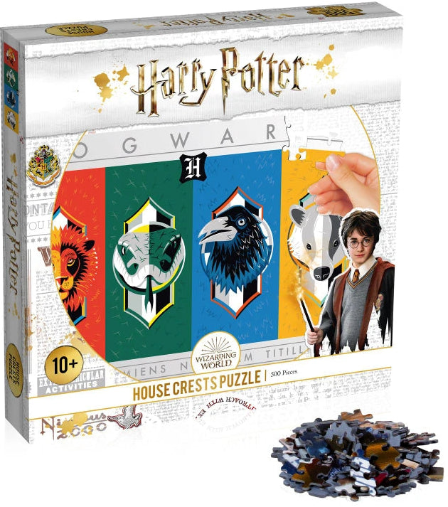 Harry Potter Puzzle - House Crests 500pc