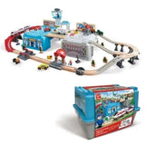Hape: Mega Metropolis Train Bucket Set