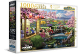 Harlington Thomas Kinkade Puzzle Disney Mickey and Minnie in Japan 1,000 Pieces