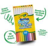 Crayola SuperTips Desk Pack 40 Pieces