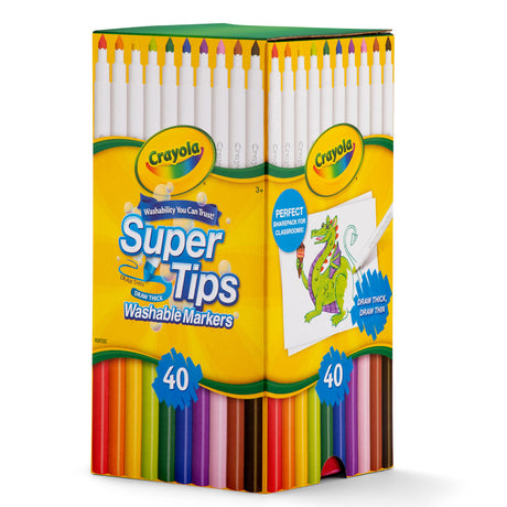 Crayola SuperTips Desk Pack 40 Pieces