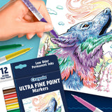 Crayola Ultra Fine Point Markers 12 Pack