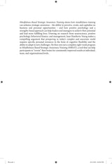 Mindfulness-Based Strategic Awareness Training