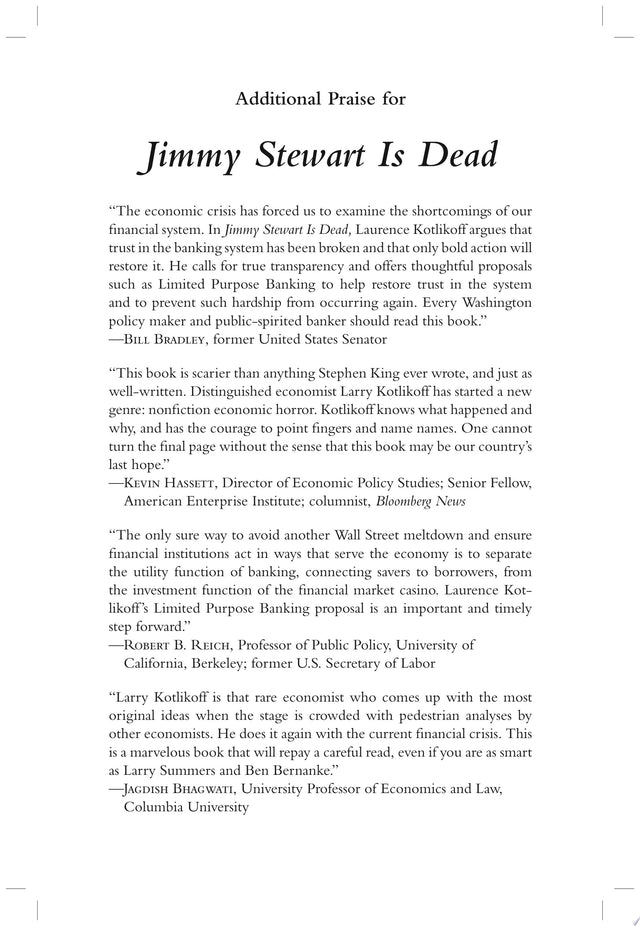 Jimmy Stewart Is Dead