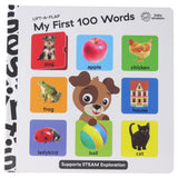 Baby Einstein Lift A Flap My First 100 Words Novelty Board Book