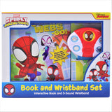 Disney Junior Marvel Spidey and His Amazing Friends: Go-Webs-Go! Book and 5-Sound Wristband Set