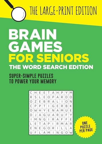 Brain Games for Seniors: The Word Search Edition