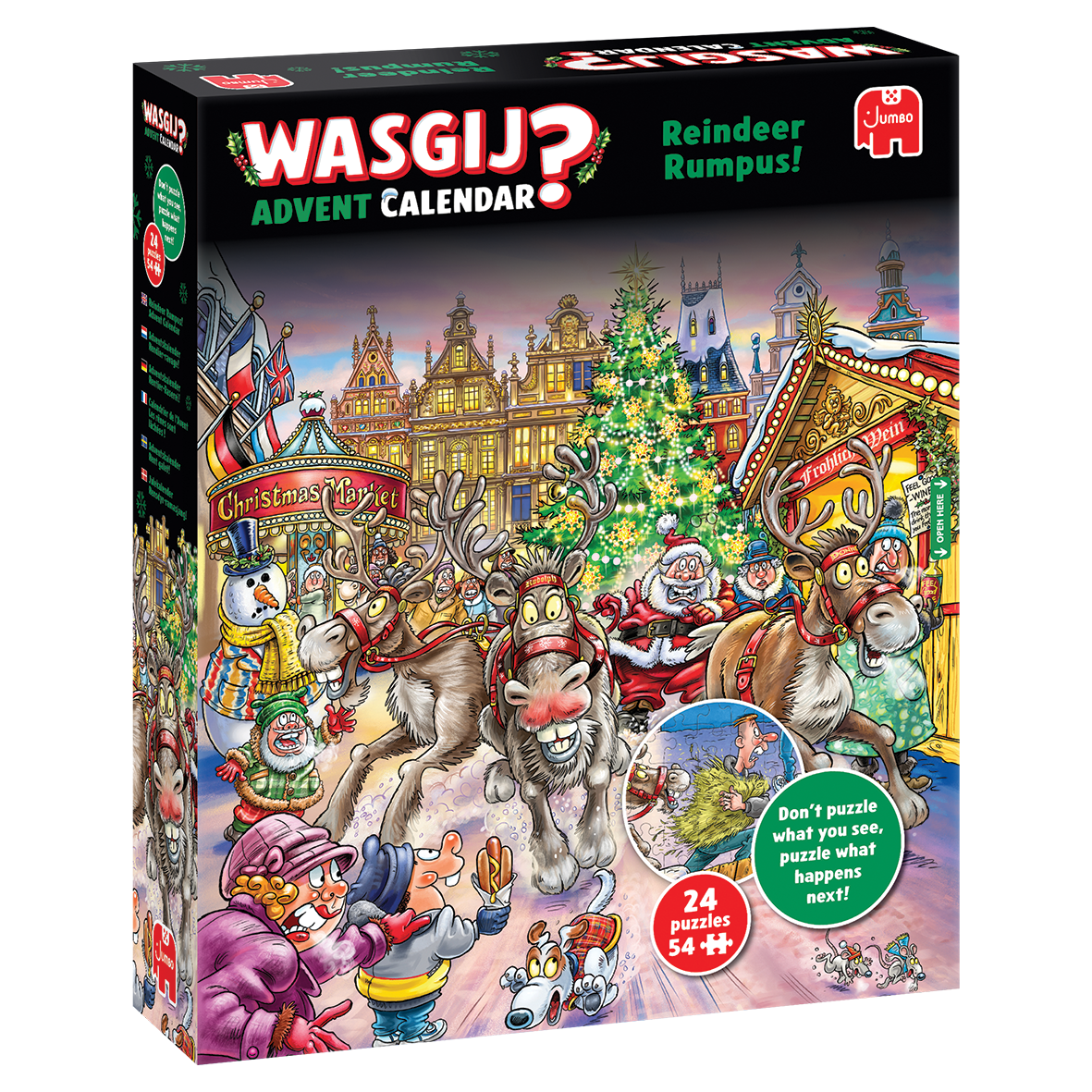 Wasgij Advent Calendar #2 - Reindeer Rumpus!