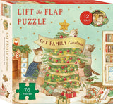 Cat Family Christmas Lift-the-Flap Puzzle